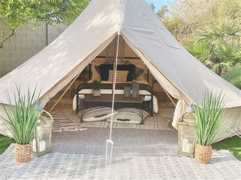 Glamping 5m Bell Tent For Overnight Sleepovers Or Event Rentals