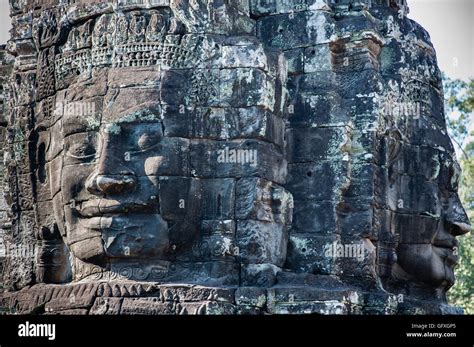 Bayon Temple in Cambodia Stock Photo - Alamy