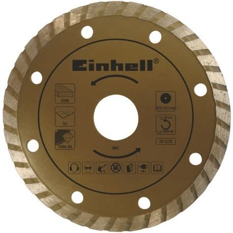 Disque Tron Onner Diamant Turbo Pour Scie Circulaire Einhell Bricozor