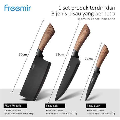 Jual Freemir Set Pisau Pcs Pisau Daging Premium Stainless