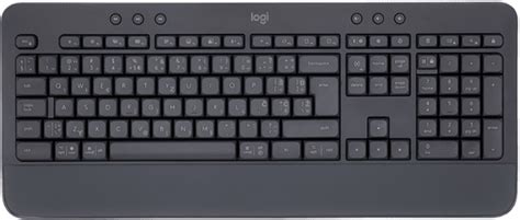 Logitech K650 Signature tipkovnica brezžična USB SLO g grafitna