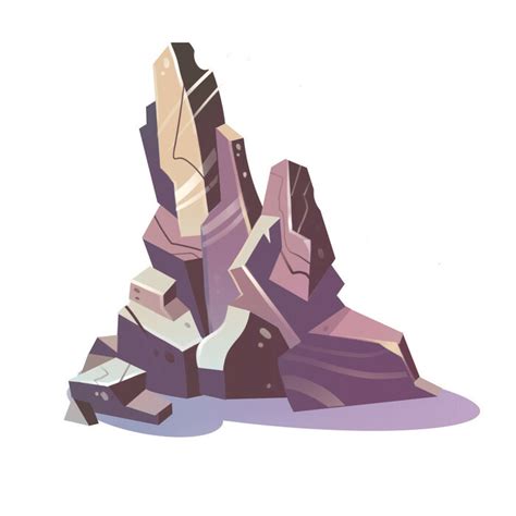 Иллюстрация Камни в стиле 2d, cg, game dev | Illustrators.ru