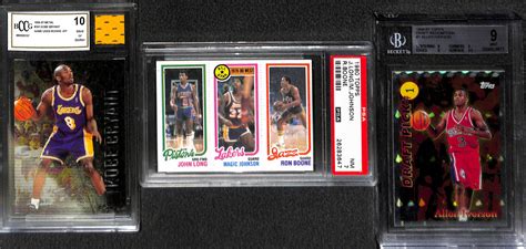 Lot Detail Lot Of Graded Basketball Cards W Michael Jordan