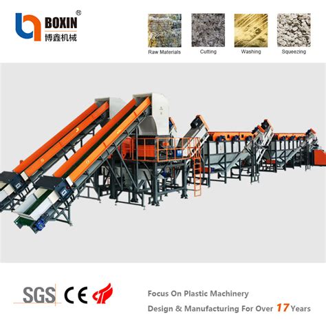 Waste Plastic Film Recycling Plant Pe Pp Film Recycling Machine Line