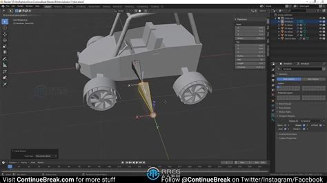 Vehicle Rigging车辆快速绑定装配Blender插件V0 6 2版 CG素材岛