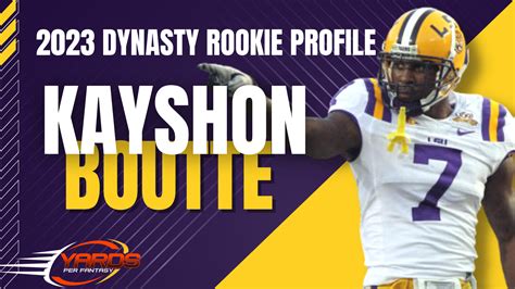 Kayshon Boutte Dynasty Rookie Profile Draft Yards Per Fantasy