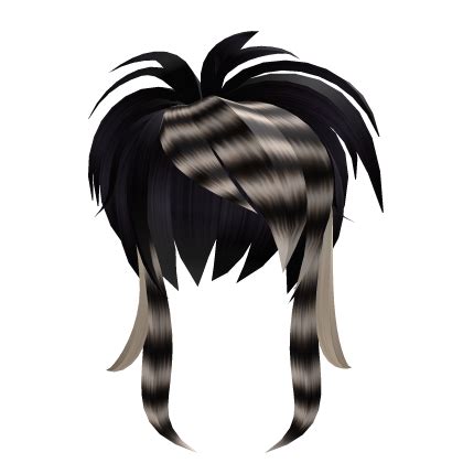 Black Blonde Scene Raccoon Hair Roblox