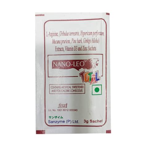 Nano Leo Total Powder 3gm Buy Medicines Online At Best Price From