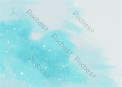 blue sky watercolor abstract background ai   pikbest