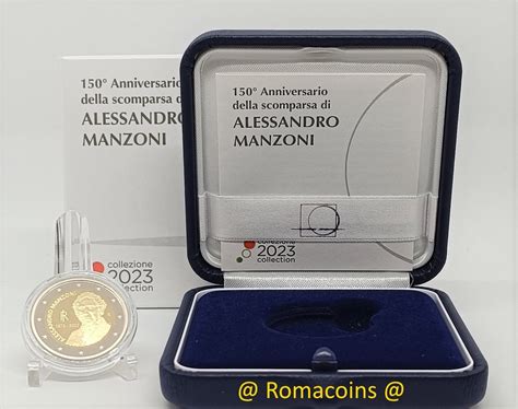 Euro Sonderm Nze Italien Alessandro Manzoni Pp Romacoins