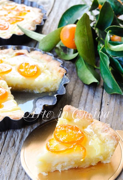 Crostatine Crema E Kumquat Caramellati Ricetta Facile