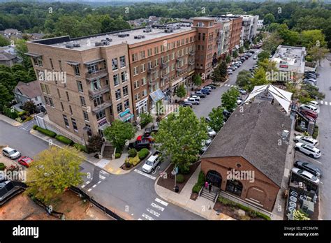 Downtown Woodstock Georgia Stock Photo Alamy