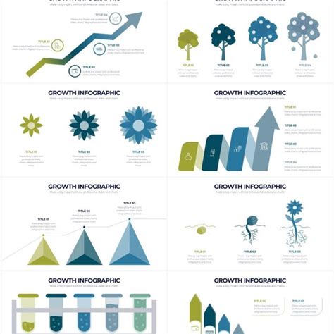 国外创意递进关系增长ppt信息图素材growth Powerpoint Infographicsppt元素 【ovo图库】