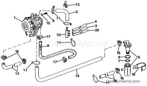 VRO PUMP 1985 Evinrude Outboards 40 E40ELCOB Crowley Marine