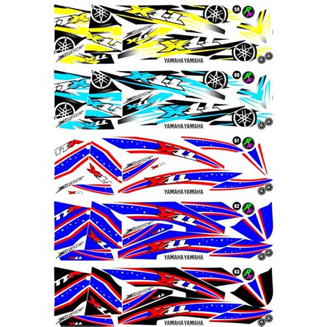 Jual Stiker Sticker Striping Variasi Thailand Thailook Xraide Ttx