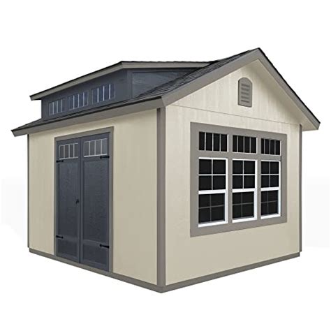 Handy Home Products Windemere 10x12 Do-it-Yourself Wooden Storage Shed ...