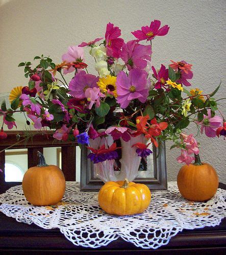 Late summer/early fall arrangement .... your backyard flowers good to ...