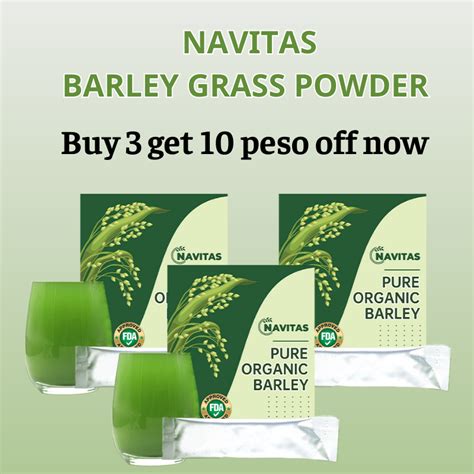 On Hand Navitas Barley Grass Powder Original Organic Pure And