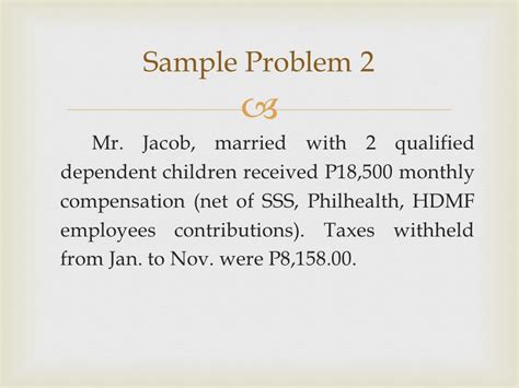 Withholding Tax On Compensation Ppt Download