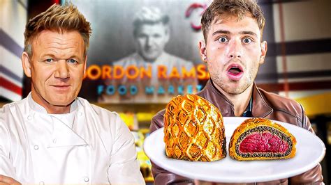 I Ate Gordon Ramsay S Food For Hours New Food Court Opened Youtube