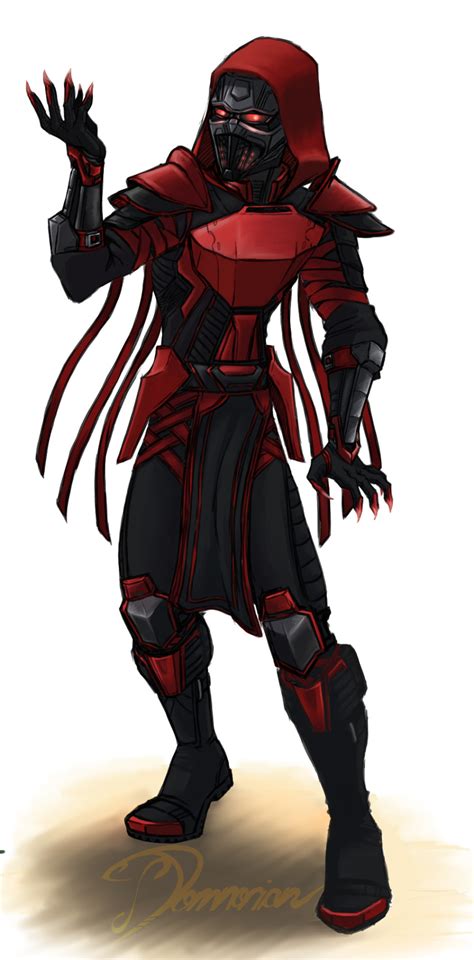 My Full Character Design For My Sith Warrior Marauder From SWTOR Lord