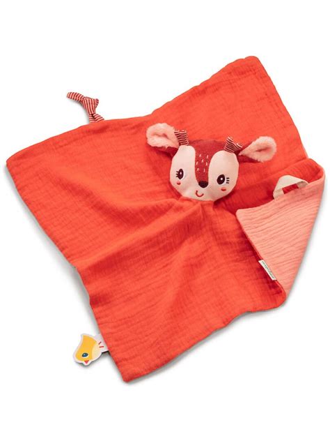 Doudou Attache Sucette Co Stella Cm Rouge Kiabi