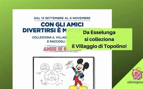 Ecco La Nuova Collezione Esselunga Disney Fino Al Novembre