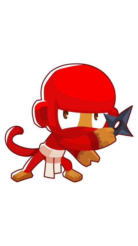 BTD 6 Ninja Monkey Sticker | Monkey stickers, Animated drawings, Image fun