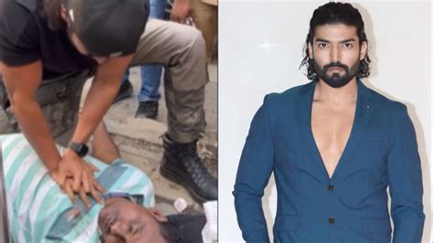 Gurmeet Choudhary Give Cpr To Man Who Collapsed On The Street In