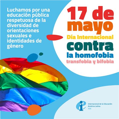 D A Internacional Contra La Homofobia Trasnfobia Y Bifobia Amsafe