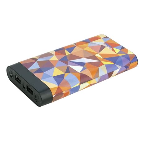 Instacharge 4848715JA 16000 MAh Dual USB Power Bank Portable Battery