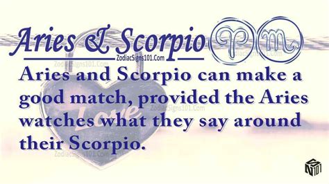 Aries Scorpio Partners For Life, In Love or Hate, Compatibility and Sex - ZodiacSigns101