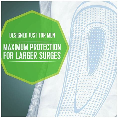 Depend Men Guards Maximum Absorbency Protection For Larger Surges Ct