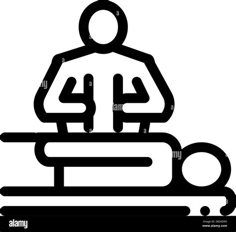 Thailand Relaxation Massage Icon Thin Line Vector Stock Vector Image And Art Alamy