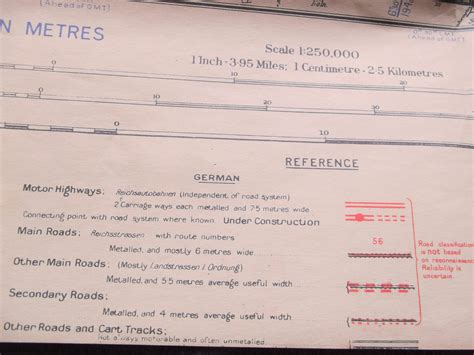 WW2 BRITISH ARMY/AIR MAP OF DUSSELDORF GERMANY DATED 1944 - DBG Militaria