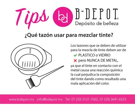 Que tazón usar para mezclar tinte tips cabello bdepot trucos