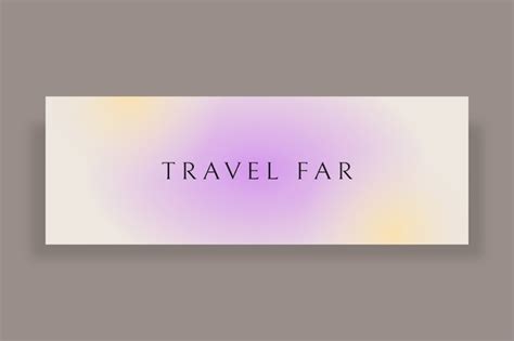 Free Vector | Aesthetic elegant travel tumblr banner template