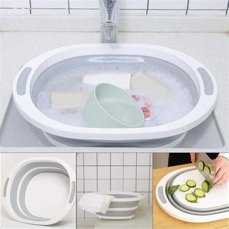 Collapsible Dispan Dish Tub Foldable Dish Washing Tub