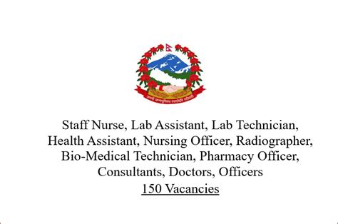 Staff Nurse Lab Assistant Lab Technician Health Assistant Nursing