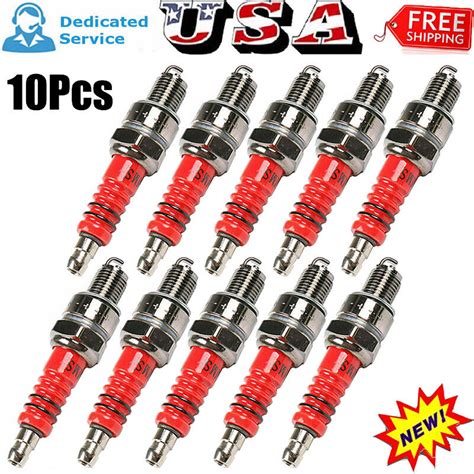 10x A7tc Spark Plug 50cc 70 90 110 125 150cc Chinese Atv Dirt Bike Go