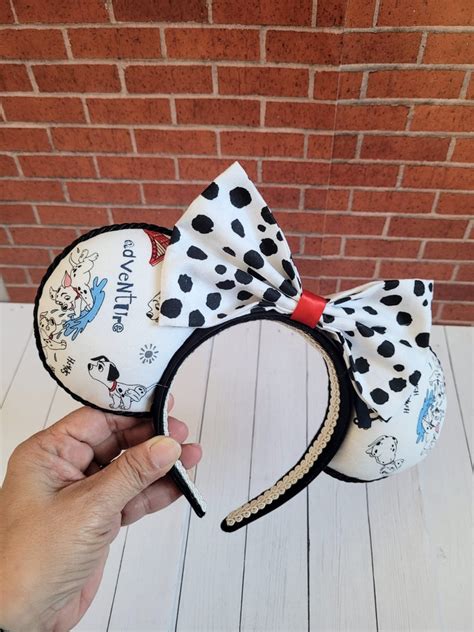 101 Dalmatians Ears Mouse Ears Disney Inspired Handmade Etsy