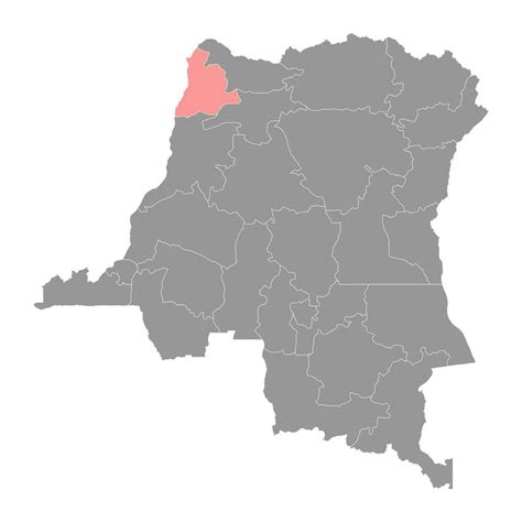 Sud Ubangi Province Map Administrative Division Of Democratic Republic