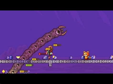 Terraria Eater Of Worlds Boss Fight Youtube