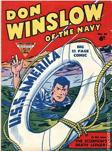 Don Winslow Of The Navy 1943 Fawcett UK Edition Comic Books