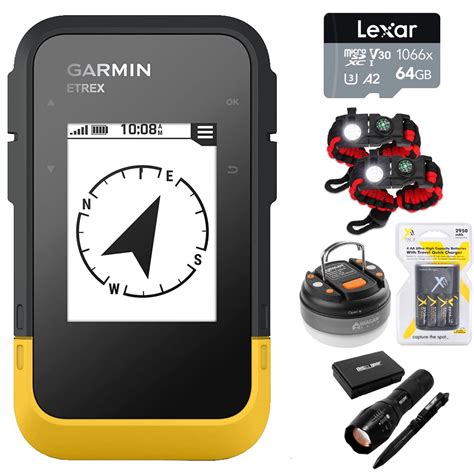 Garmin 010 02734 00 Etrex Se Gps Handheld Navigator Bundle With 64gb Memory Card 2 Pack