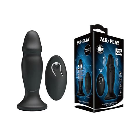 PLUG ANAL EM SILICONE 10 MODOS DE VIBRAÇÃO Discretinha SexShop