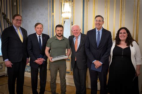 Ukrainian President Volodymyr Zelenskyy Honored With Atlantic Council