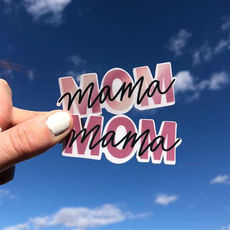 Mom Sticker Sticker For Mom Mothers Day Sticker Etsy De