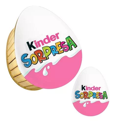 Cajas Dulceros Huevo Kinder Regalo Sorpresa Fiesta Mdf