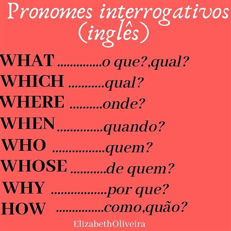 Frases Interrogativas Em Ingles